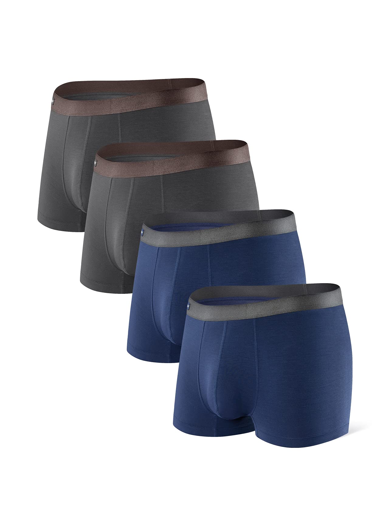 DAVID ARCHYMen's Boxers, Men's Briefs, Men's Trunks Underwear Bamboo Mens Boxer Shorts Multipack, Ultra Soft and Breathable