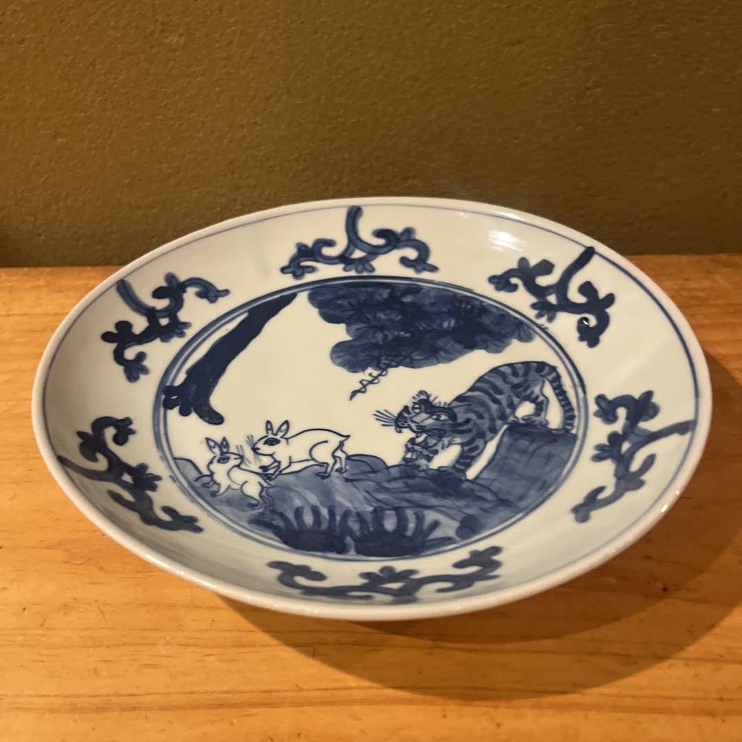 新品】村田森さん 染付皿 2枚 美品 未使用 村田森さん