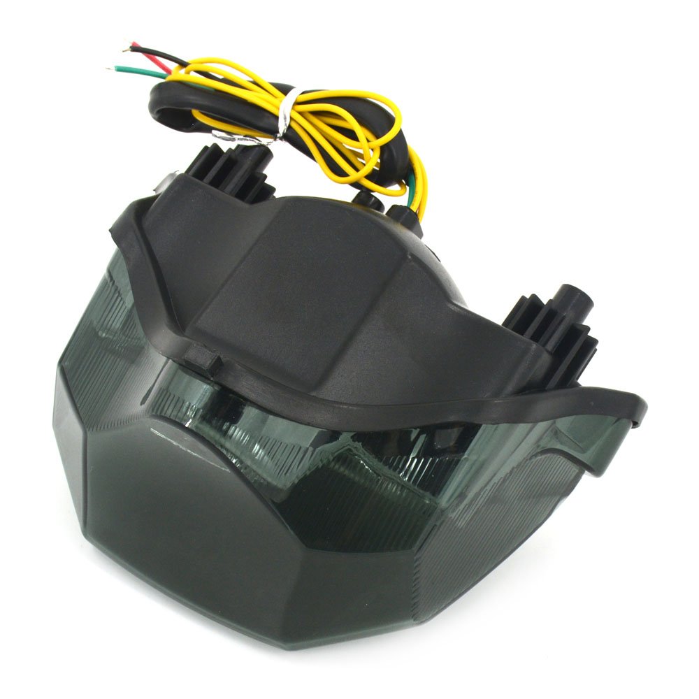Luce Freno a LED per Moto Indicatore di direzione Posteriore Fanale Posteriore Fanale Posteriore per FZ6 Fazer 600 2004-2009