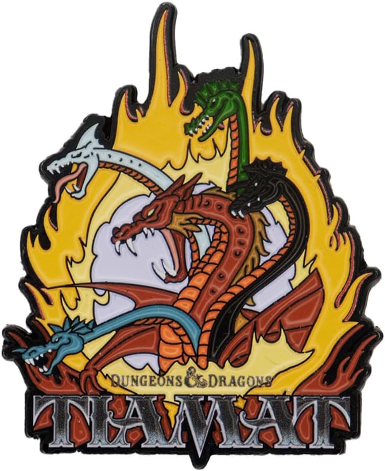 Dungeons & Dragons: The Cartoon 40th Anniversary Tiamat Pin Badge