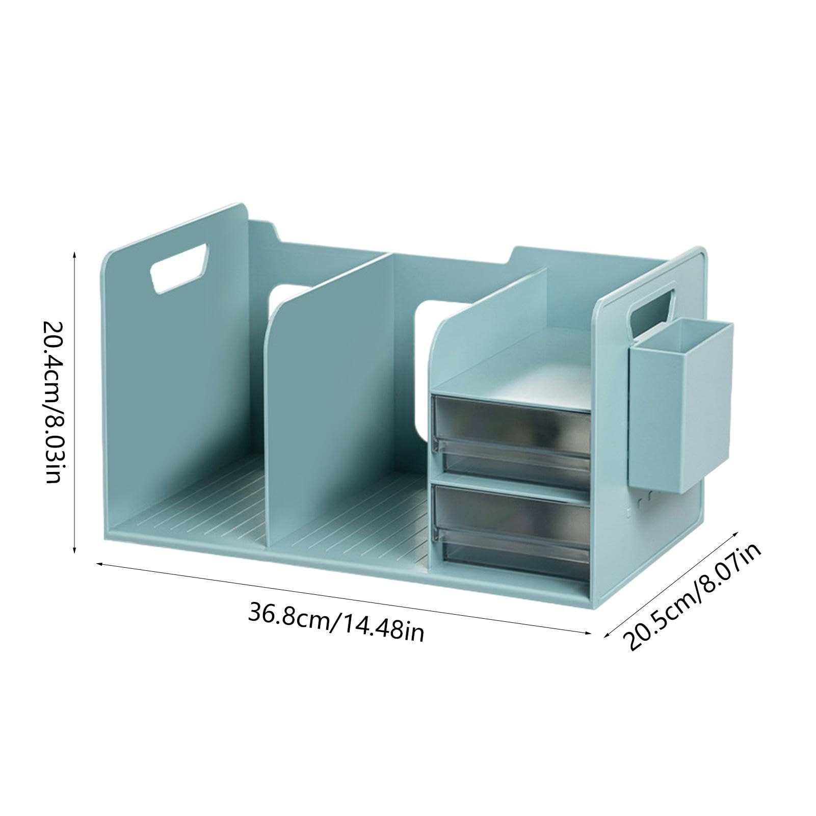 Organizer per libri da scrivania, organizer da tavolo | scaffale multifunzione per casa, ufficio, scuola, camera da , scrivania per trucchi