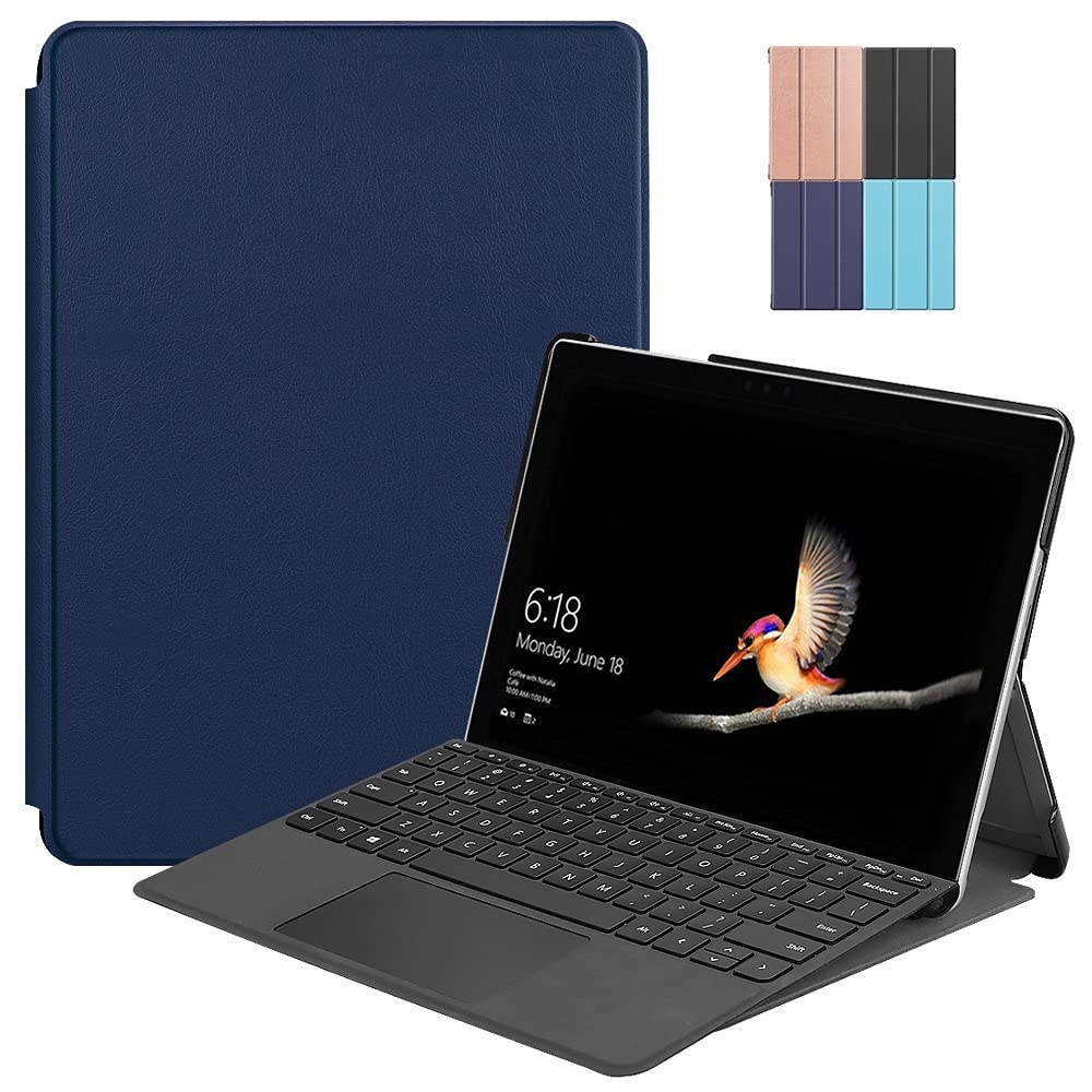 Amazon Surface Go 2 Surface Go に対応 ケースカバー マイクロソフト Microsoft Surface Go2 10 5 インチ 薄型 スタンド機能 Fasy マグネット超薄 スリム 軽量 耐衝撃 おしゃれ Puレザー 画面保護 タブレット全面保護 ケース 手帳型 革 シンプル Stv 三つ折り