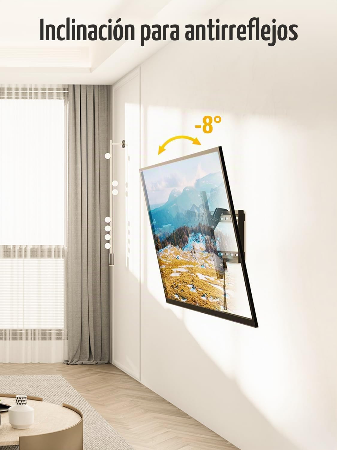 Mounting Dream Soporte de Pared de TV Inclinable Soporte TV para Muchos 37-70 Pulgadas LED, LCD, OLED y Plasma Televisores de hasta VESA 600x400mm y 60 kg, Cable HDMI de 1,5m Incluido, MD2268-LK-02