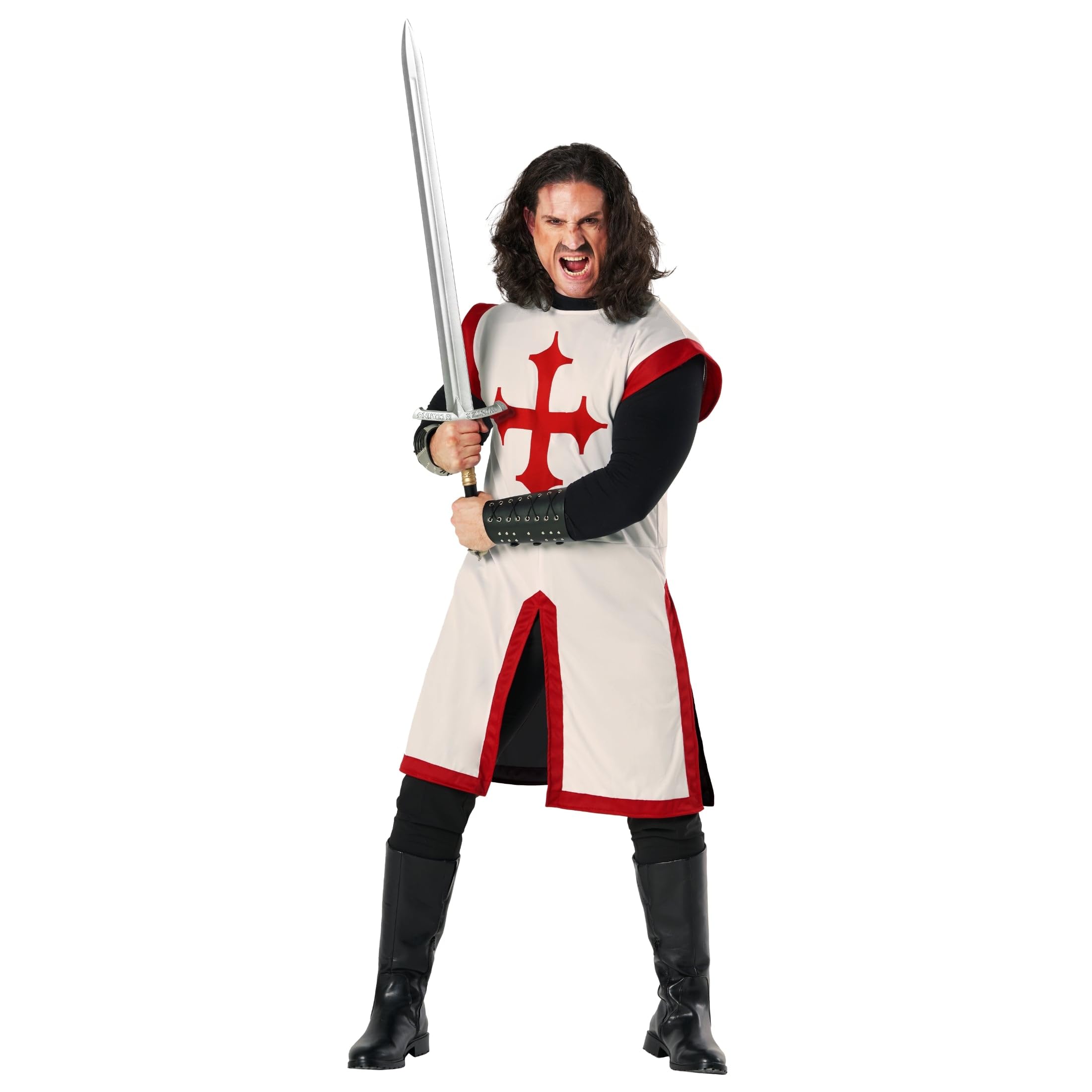Morph Disfraz Caballero Medieval, Traje Caballero Templario, Disfraces Medievales Hombre,Disfraz Carnaval Hombre