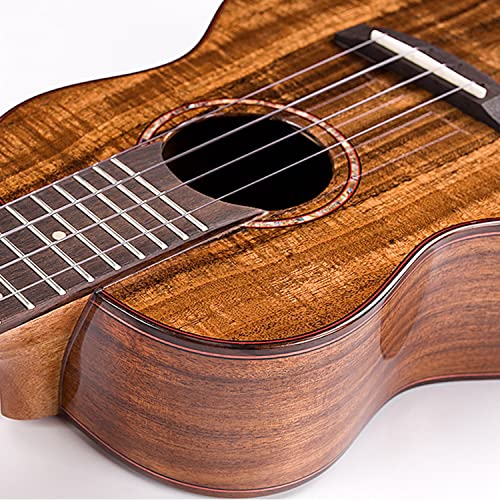 SheIRin Ukulélé de concert Acacia 23/26 pouces kit d’ukulélé professionnel en bois avec sac de transport, accordeur… - Les Beatles, Paul McCartney, John Lennon, RIngo Starr, George Harrison SheIRin Ukulélé de concert Acacia 23/26 pouces kit d'ukulélé professionnel en bois avec sac de transport, accordeur… – Image 5