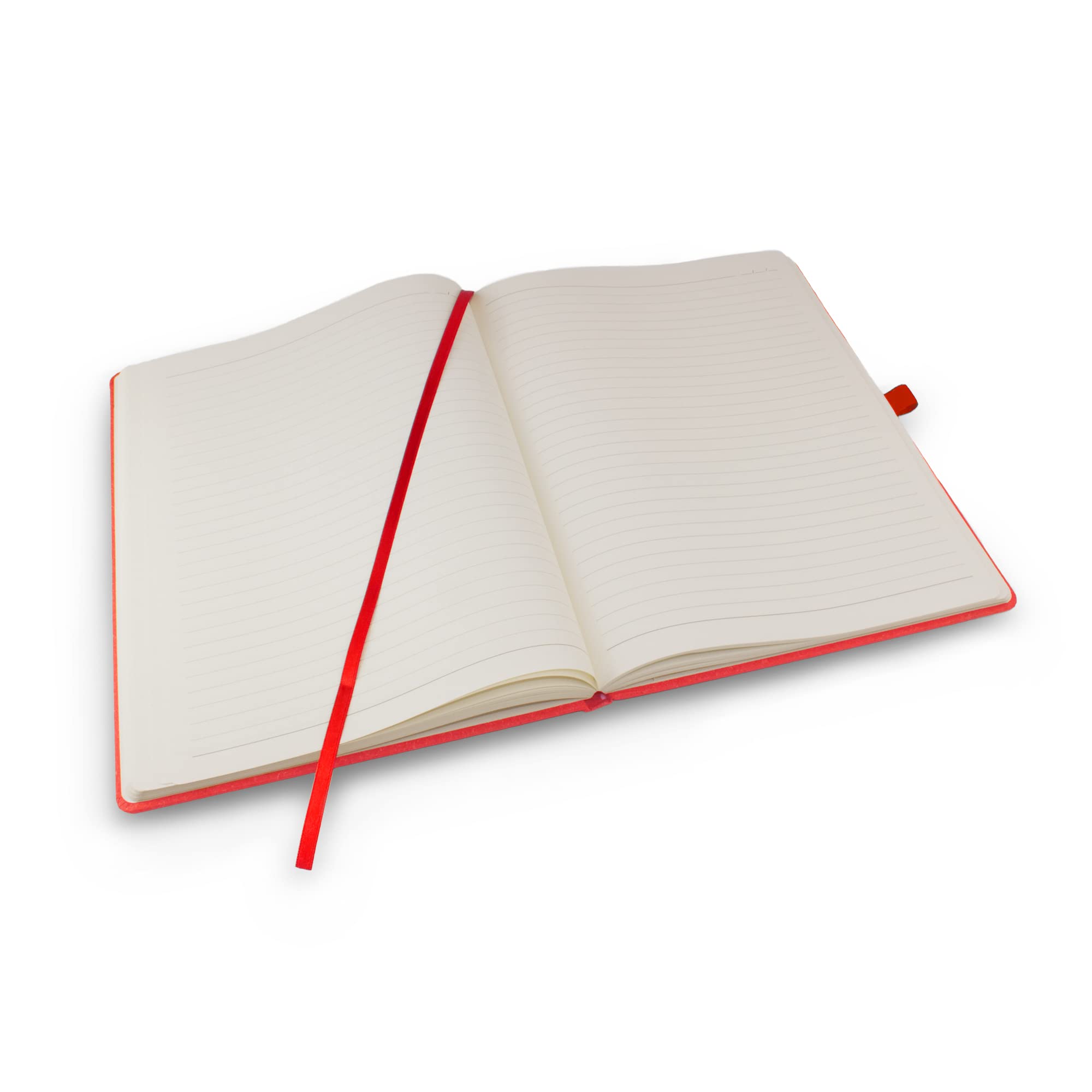 Notes London A4 Environmentally Friendly Eco Notebook with Lined Pages & Date Marks, 100% Recycled Paper, Ribbon - Image 4
