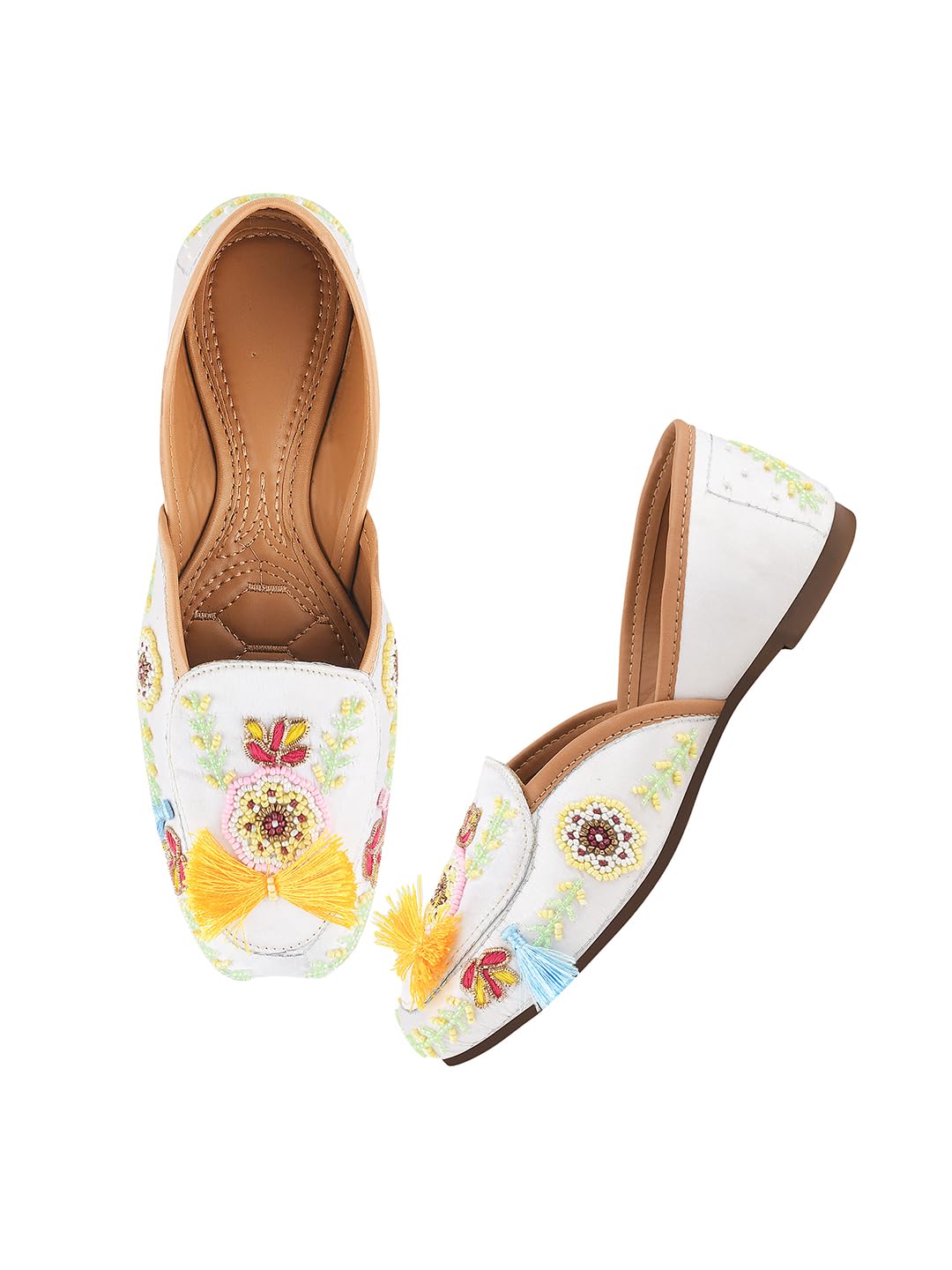 tryme Traditional style, modern comfort Jutti Comfortable Flat Fancy Bellies for Womens and Girls-picture-17