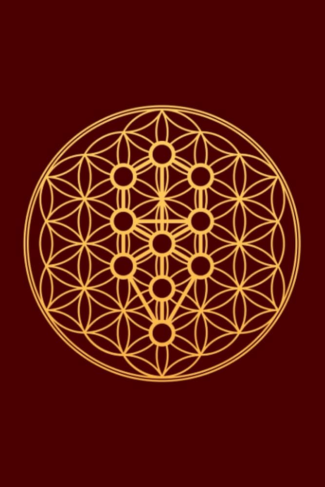 Amazon | フラワーオブライフ 生命の樹 神聖幾何学 ノート