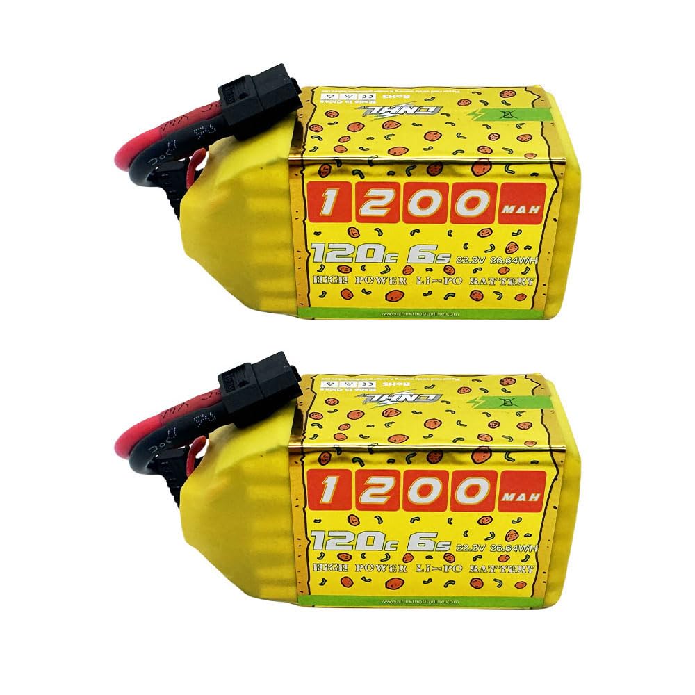 Amazon.com: CNHL 1200mAh 120C 6S Lipo Battery Speedy Pizza 22.2V