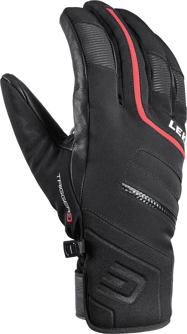 LEKI Unisex Adult Stick, czarno-czerwony, 1
