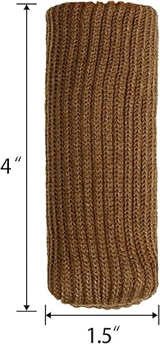 Miniatura 9 de Hazeland - Protectores de patas de silla de punto de alta elasticidad para suelos de madera dura, 24 unidades, antideslizantes, sin arañazos,
