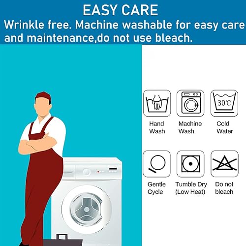 Miniatura 6 de ANWUCHEN - Fundas de taburete redondas, 4 piezas, fundas elásticas redondas para taburetes de bar, fundas de asiento de taburete de bar suaves,