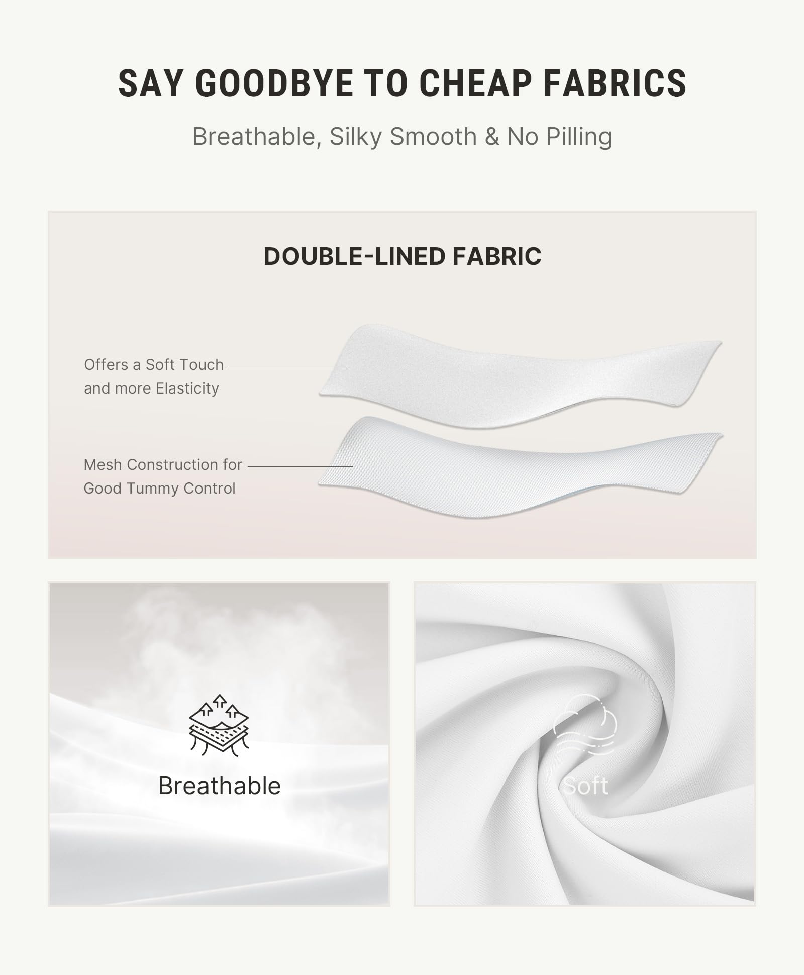 FeelinGirl Body Contenitivo Modellante Intimo Donna: Eleganza e Comfort con Scollo a V e Schiena Scoperta, Gonna Ventre Piatto e Stringa