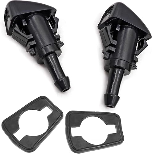 XQSMWF 2 boquillas de pulverización para limpiaparabrisas compatibles con Chrysler 300 2005-2010, compatible con Dodge Ram 1500 2009-2015 2500 3500