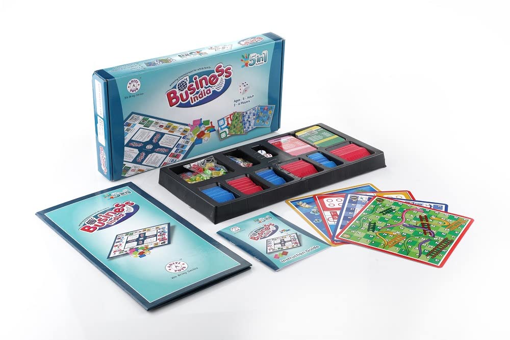 Aditi Toys Business Game Board with Plastic Money & Coins, 5 Board Games in 1 for Kids Above 3 Years, BIS Approved (B09SHGPV51) Amazon Price History, Amazon Price Tracker