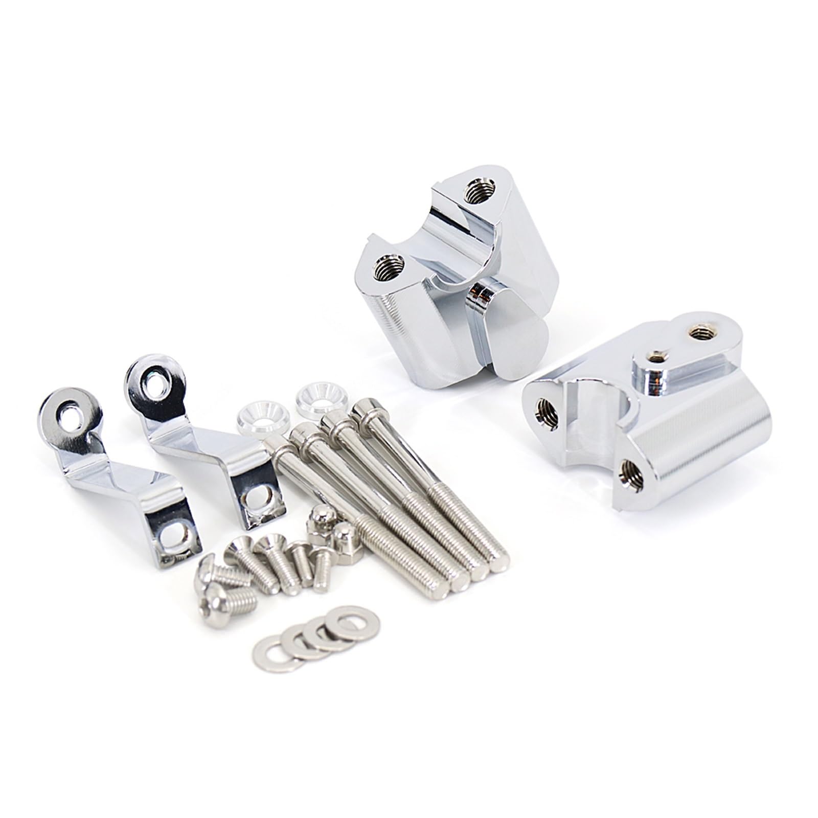 Klassisches Aluminium-Motorradzubehör, Lenkererhöhung, Lenkerklemmadapter für R18-Lenkererhöhungen Ersatzteile