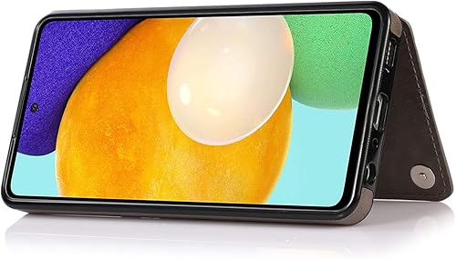 Vista 13 de Phone Case for Samsung Galaxy A52 5G/4G with Tempered Glass Screen Protector and Card Holder Wallet Cover Stand Flip Leather Cell Accessories Glaxay