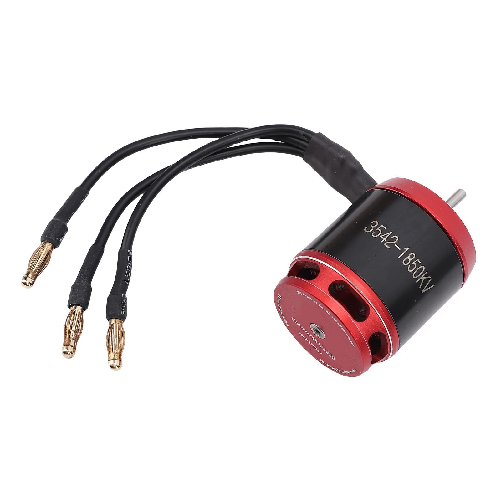 Motore Outrunner Brushless, Nominale 1850 KV Albero da 3,17 Mm Raffreddamento Efficiente Motore Cingolato RC, 1850 KV con Scatola Ingranaggi per 1/10 RC Crawler SCX10 II 90046 Sostituzione