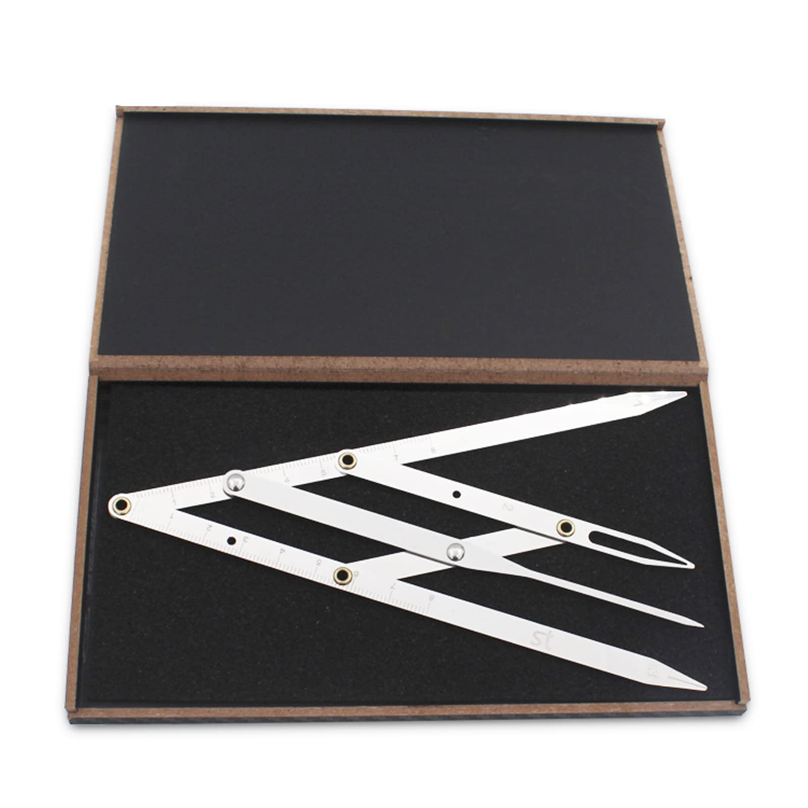 Eyebrow Ruler Caliper - WZPB Microblading Caliper Golden Ratio Eyebrow Stencil Positioning DIY Ruler for Microblading Eyebrow Measure Ruler Eyebrow Calipers Measure Tools