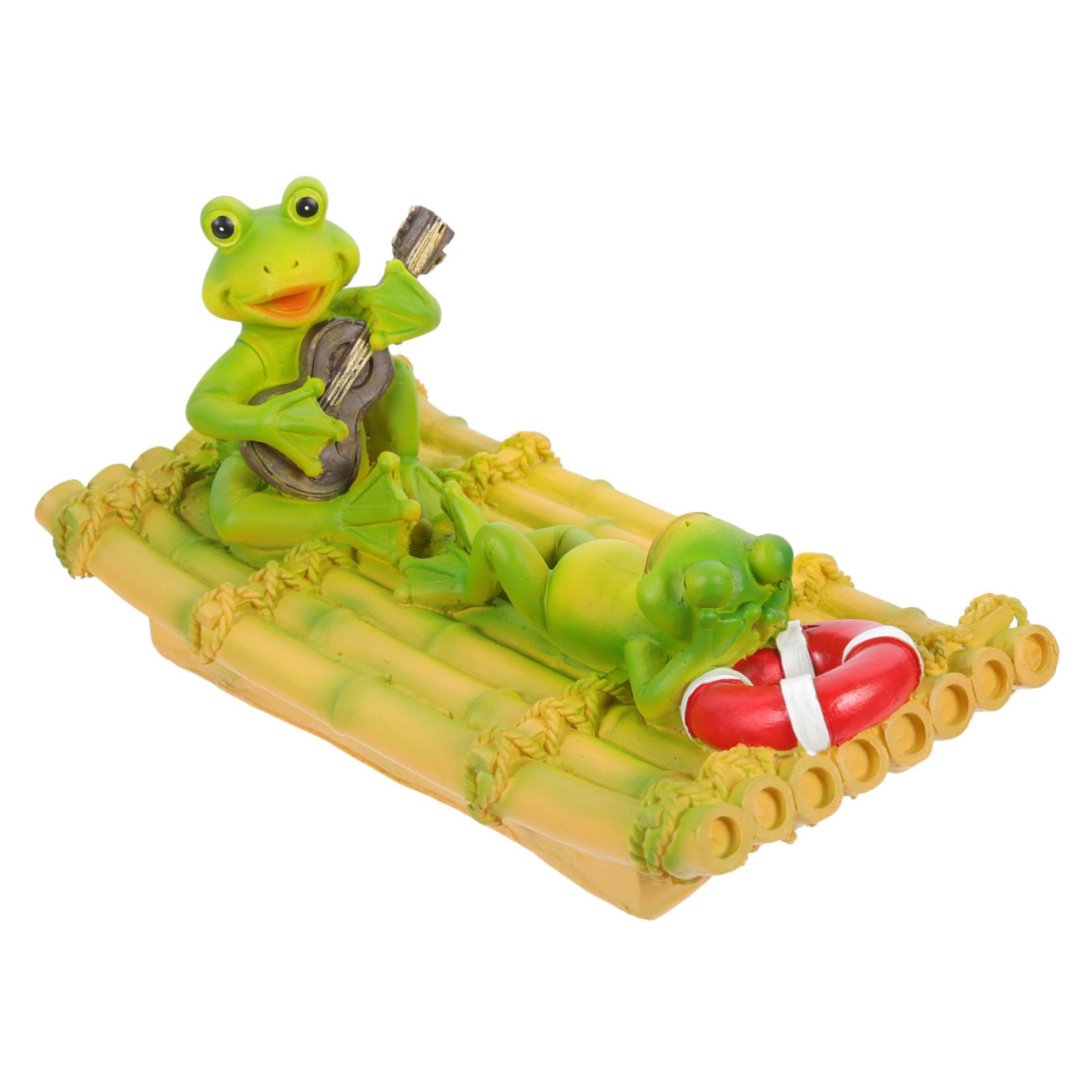 Amazon.co.jp: GAROZATION 庭の池の装飾 水に浮くカエル 庭の