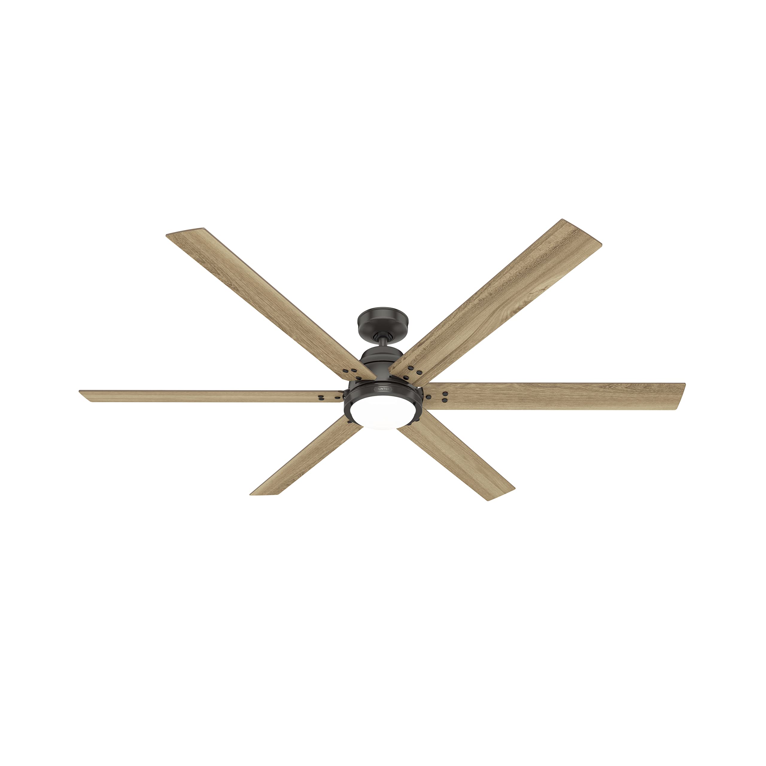 Hunter 72 inch WiFi Gravity Noble Bronze Ceiling Fan with LED