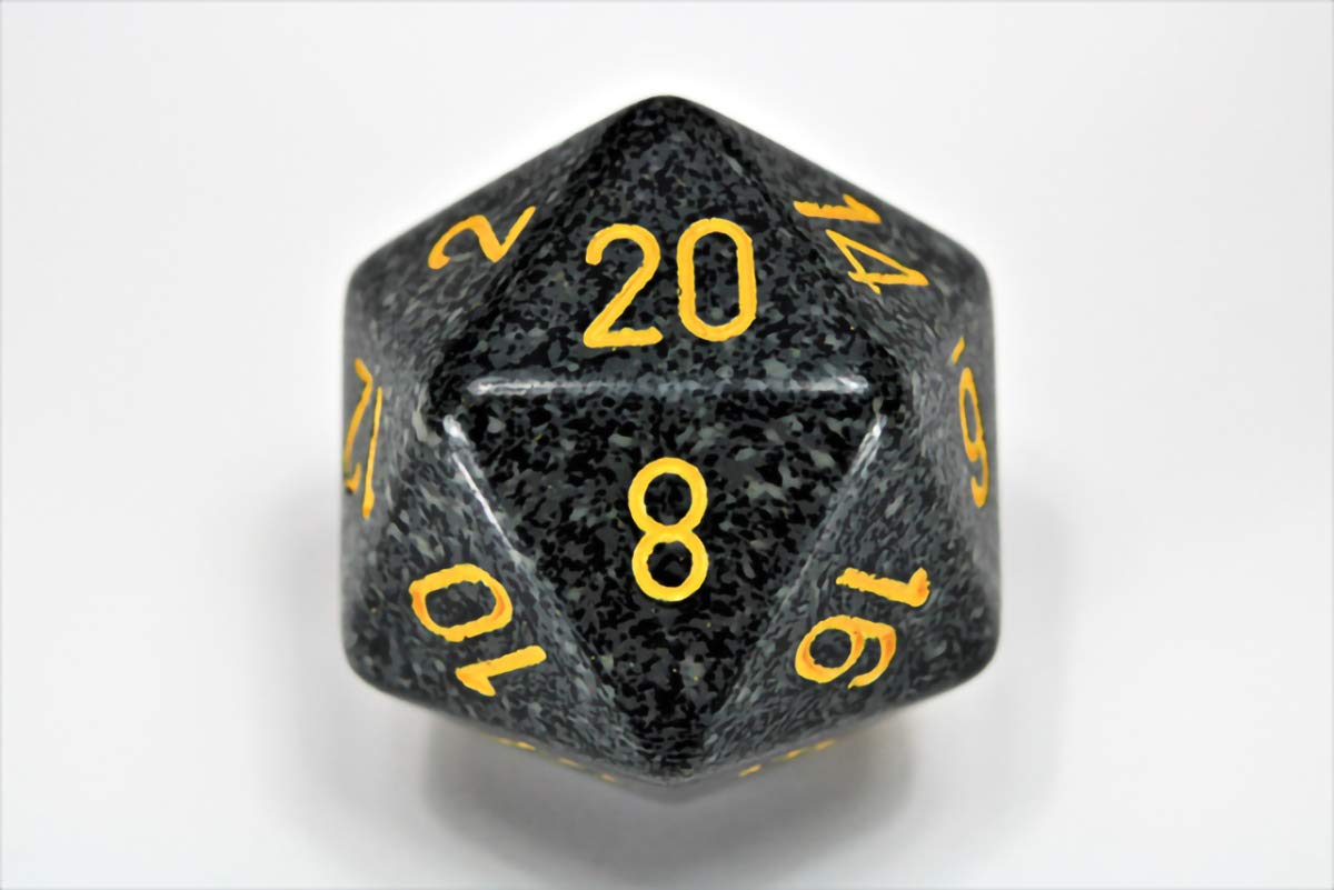 Amazon.com: Chessex 34mm Single Speckled Urban Camo D20 Die