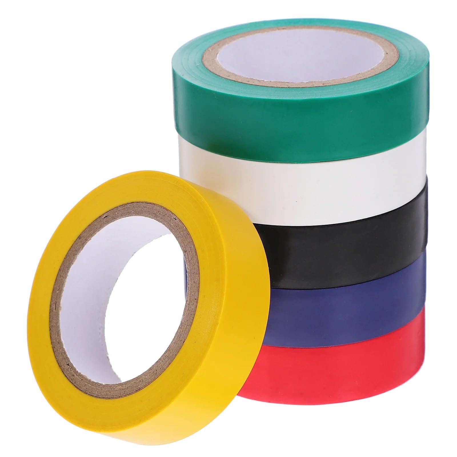 Isolierband 6 Rollen Elektro-Isolierband Outdoor Tapenade Farbiges Sortiment Schutz Breite Bänder