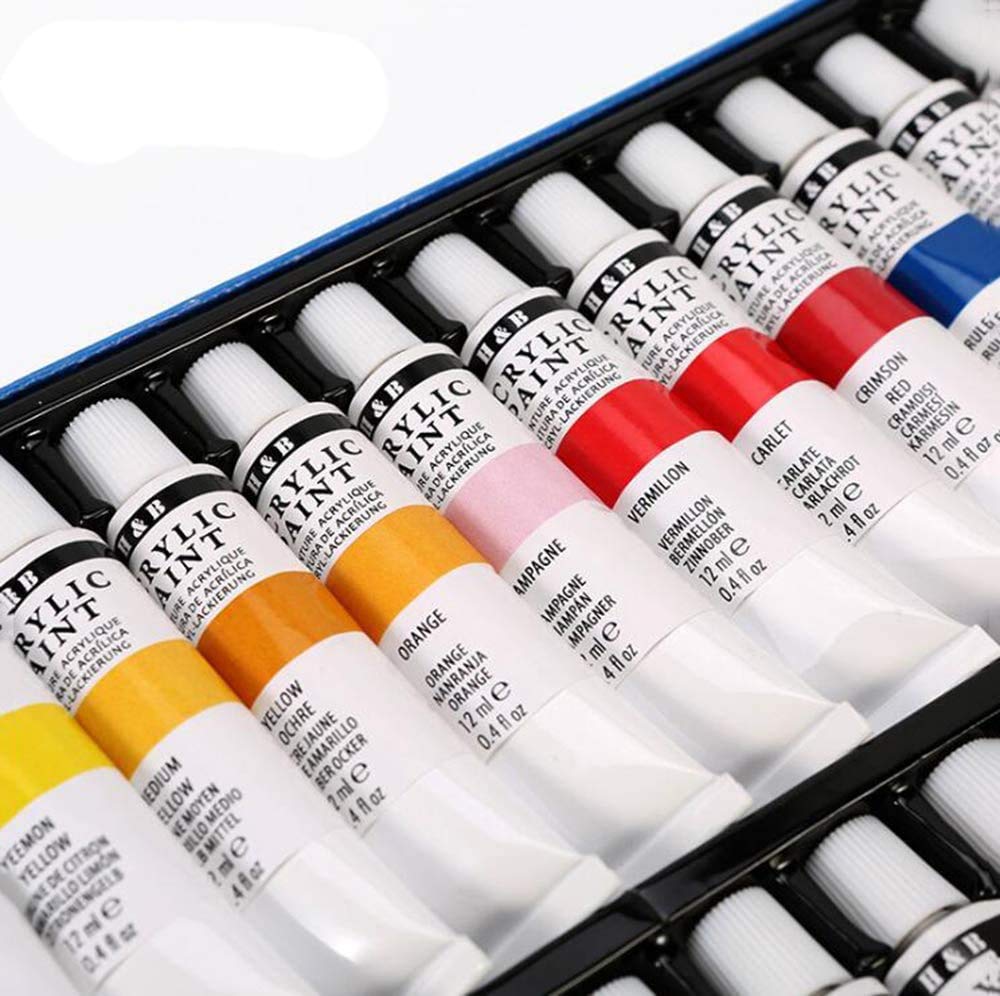 Gotain 24 Acrylic Paint Set Professional Quality, Good Pigments
