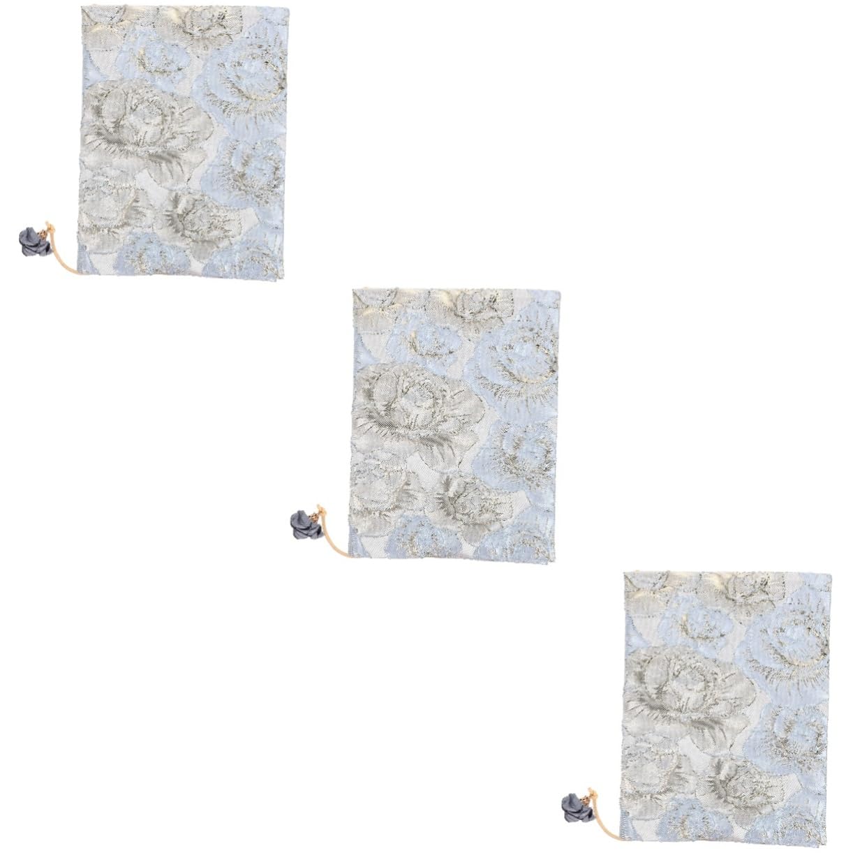 DOITOOL 3 Piezas Libros Decorativa Protector de Notas y Cuadernos Resistente Rasguños Floral Lectura y Protección de Libros