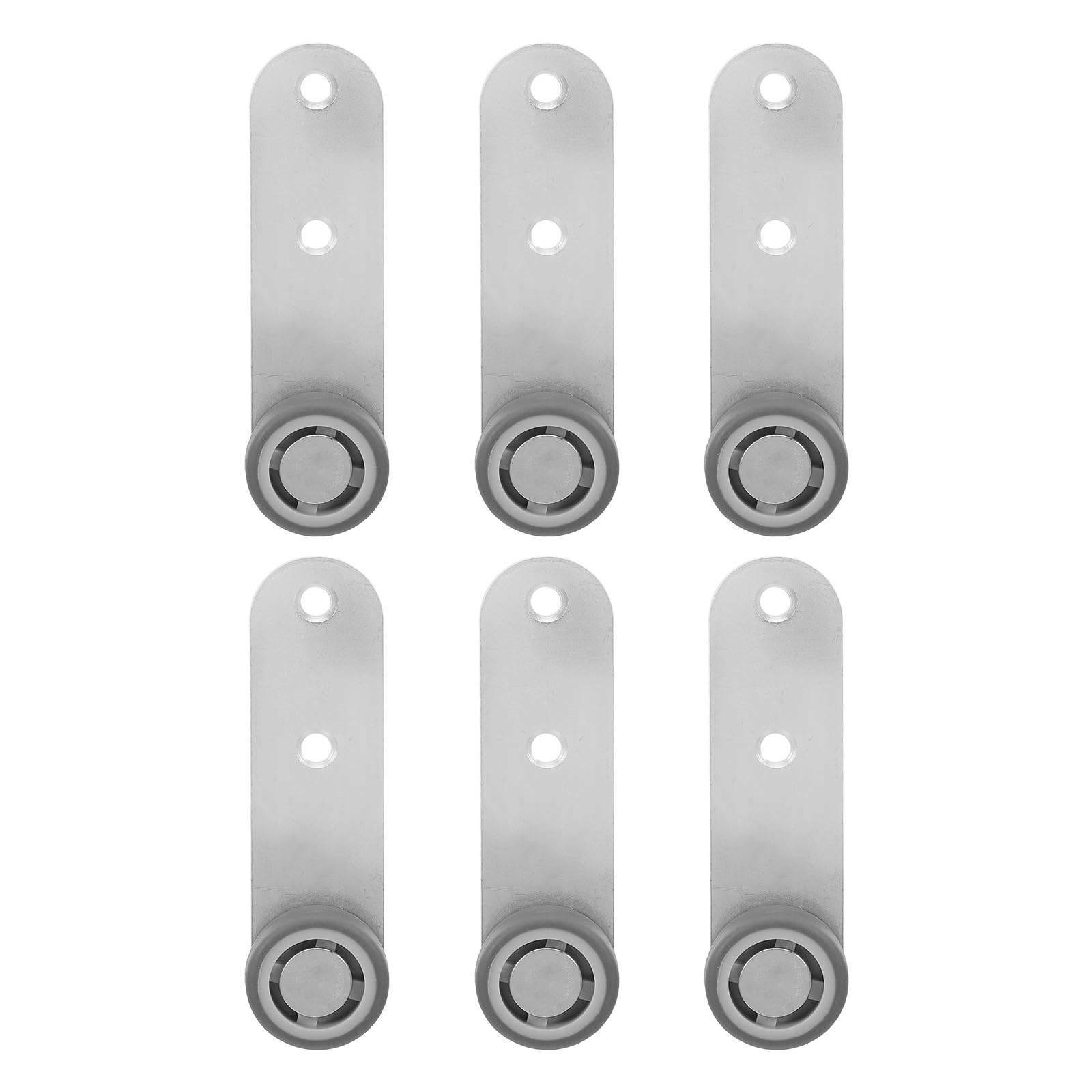 Roulettes pour portes coulissantes de placard en TPE, rail de guidage et galet de rechange acier