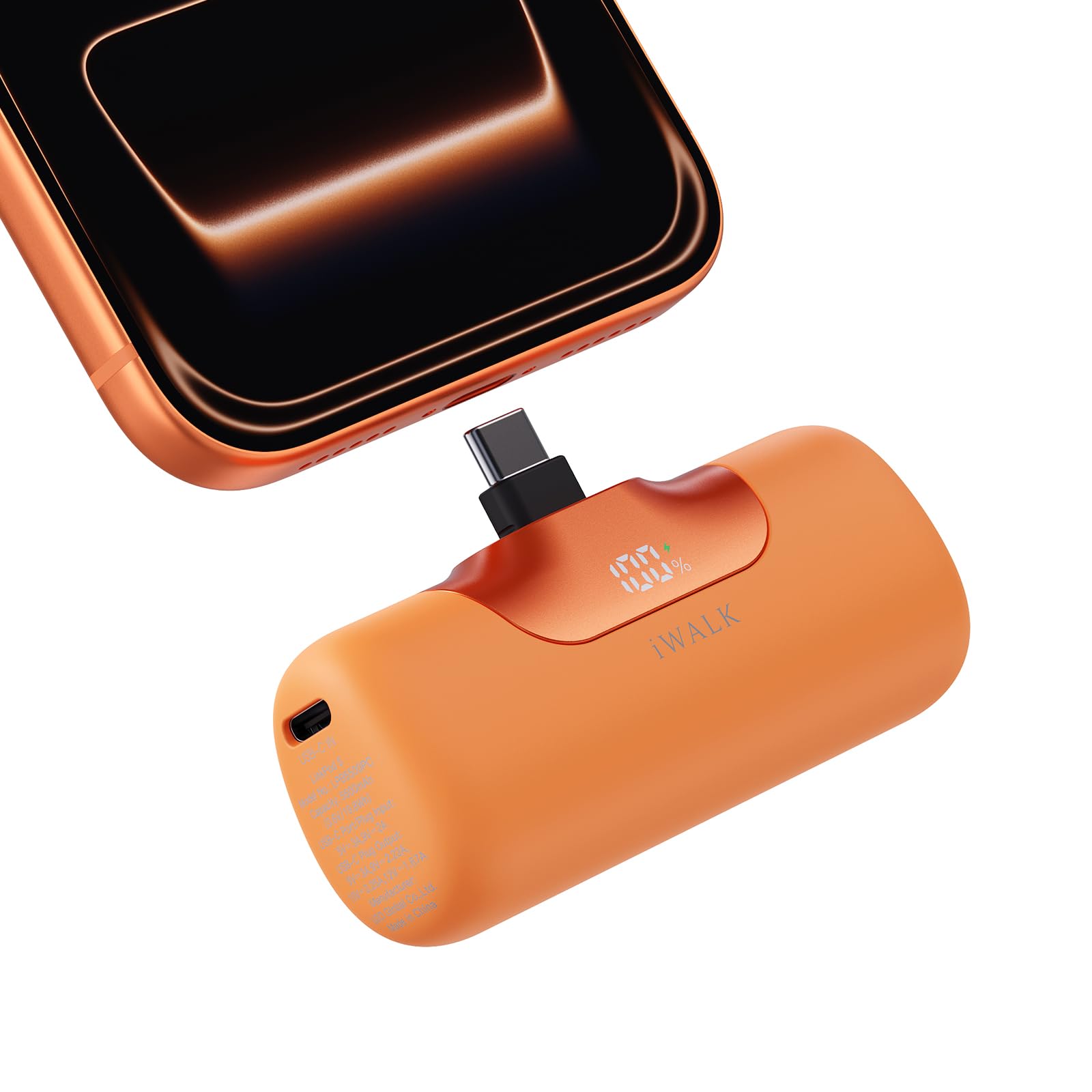 iWALK Powerbank 5500 mAh Mini USB C Power Bank 22.5 W Fast Charging Power Bank Small Lightweight Compact External Mobile Phone Batteries for iPhone 17/16/15 17 Pro Max iPad, Samsung Galaxy S24/S25-image-38