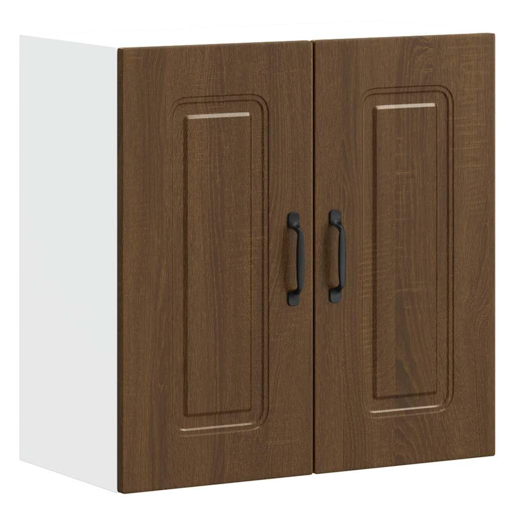 Armoire suspendue de cuisine Kalmar meuble haut de rangement robuste à portes