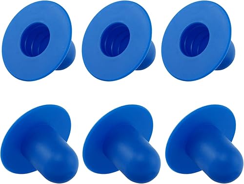 Tapones de piscina para piscina sobre el suelo, 6 tapones de tope de piscina, tapones de orificio de bomba de filtro de piscina, aptos para Intex