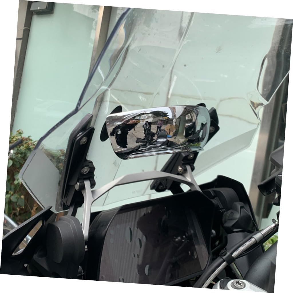 1pc Wide-angle Motorcycle Rearview for Scooters and Motorbikes Easy to Install Windshield