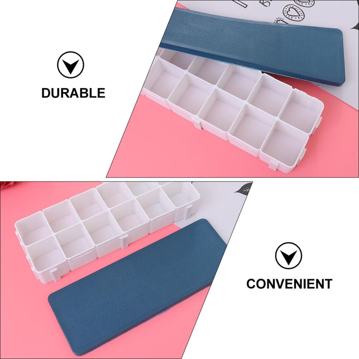 4pcs Paint Palette for Boys and Girls Plastic Pigment Trays Mixing Board Tray