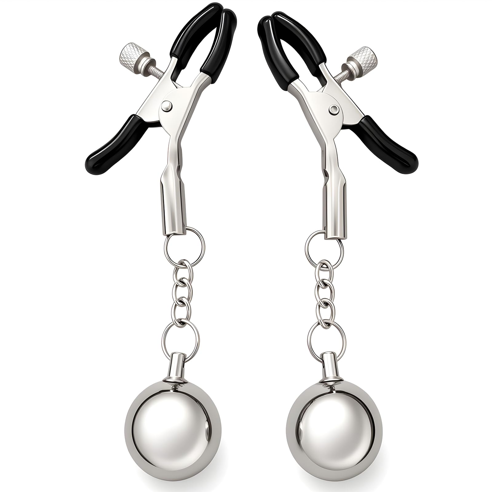Pinze per Capezzoli Donna Morsetti per Capezzoli Regolabili Stimolatore Clitoride Femminile Labia Clip BDSM Giocattoli Sessuali per Uomini e Donne SM Bondage