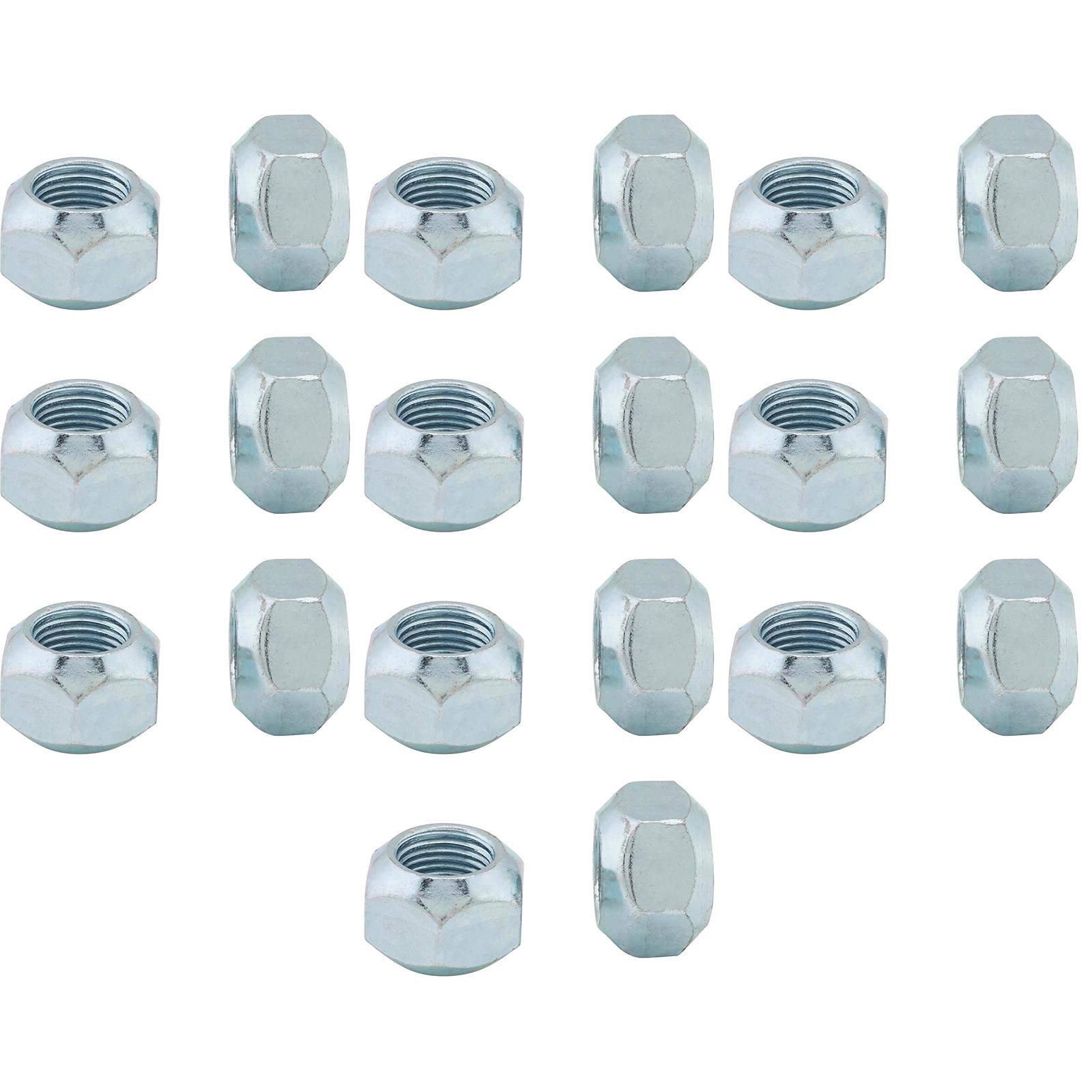 Wheel Lug Nuts, Steel, 5/8 Inch RH Fine, Double Taper, 20 Pack