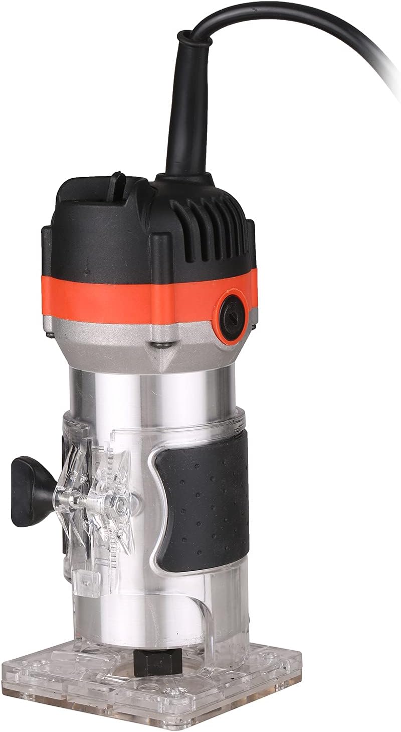 ankeer 800W 30000r/ n Multifunctional Electric Wood Trimmer Wood Router La nate Trimmer Professional Slotting Trim ng Grooving Machine for Woodworker Carpenter