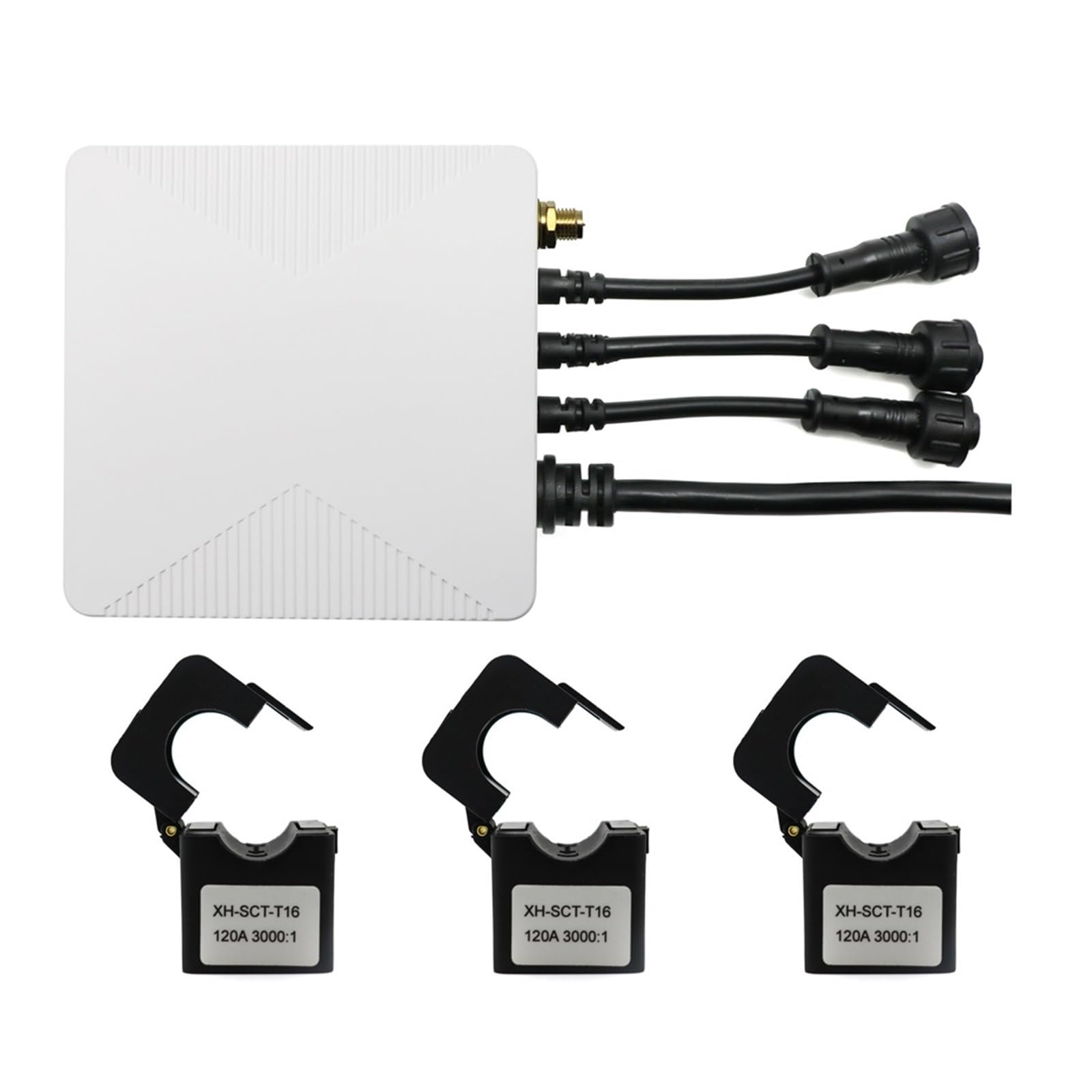 Compteur d'énergie intelligent Tuya WiFi ZigBee avec pince 500A pour suivi triphasé