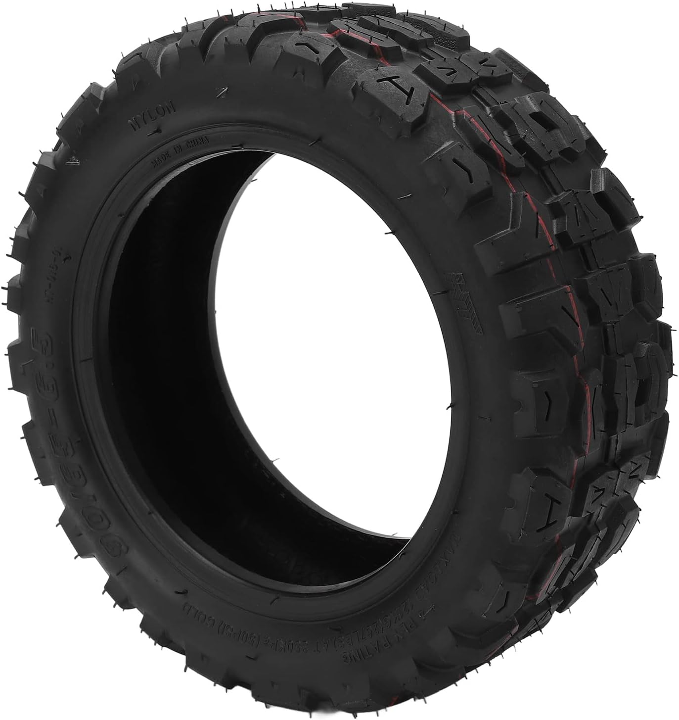90/65‑6.5 Electric Scooter Tire Rubber Solid Tire Buffering Off Road Scooter Tyre Electric Scooter Wheel