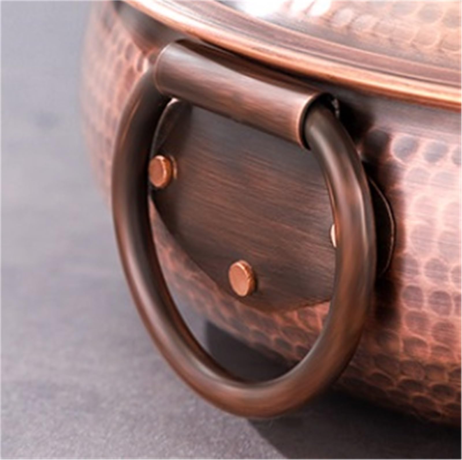 INUUXLG Hotpot for Cooking Copper Hot Pot Pure Induction Cooker Pure Copper Pot Retro-shabu Soup Copper Pot Cooking Pot Kitchenware