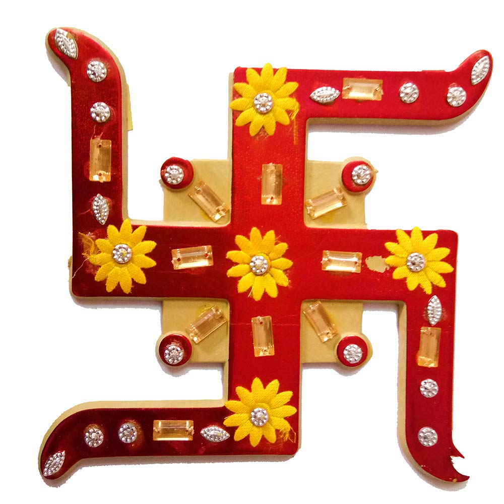 Avanti Creation Plastic Swastik Sticker for Wall and Door Decoration (Multicolor, Big Size) (B07Y282NSR) Amazon Price History, Amazon Price Tracker