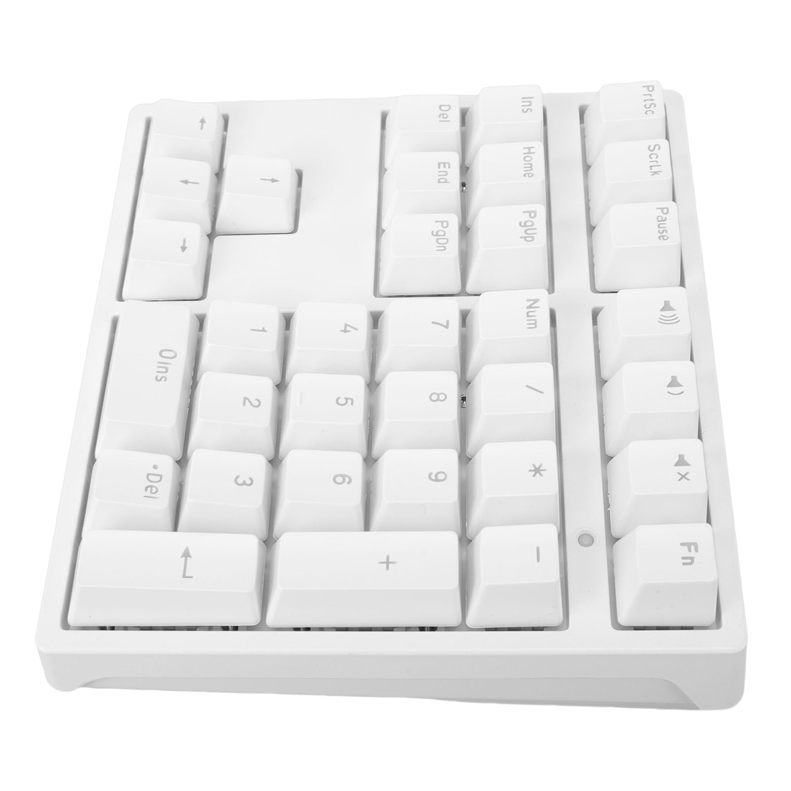 Wakects Tastierino Numerico Meccanico a 34Tasti, Wired Number Pad con Switch (WHITE)