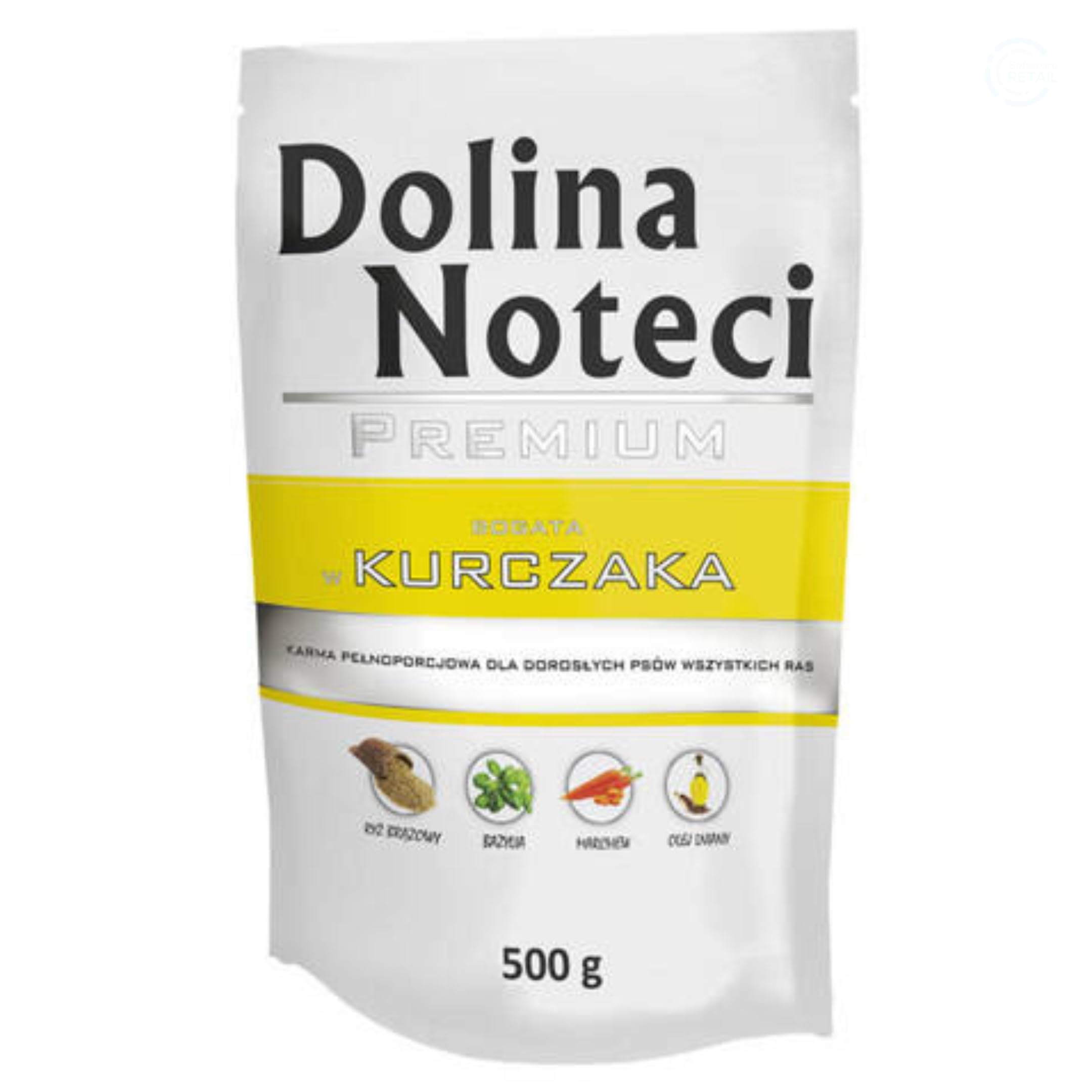 Dolina Noteci Premium Wet Dog Food, Chicken with Vegetables, Gluten-Free (500g) โ image 1