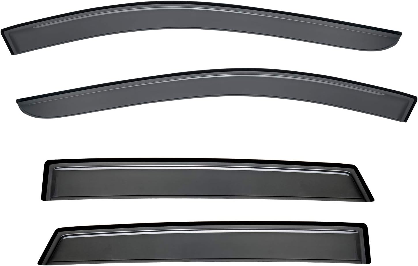 4pcs Sun Rain Guard Window Visors for 07-15 Edge/MKX