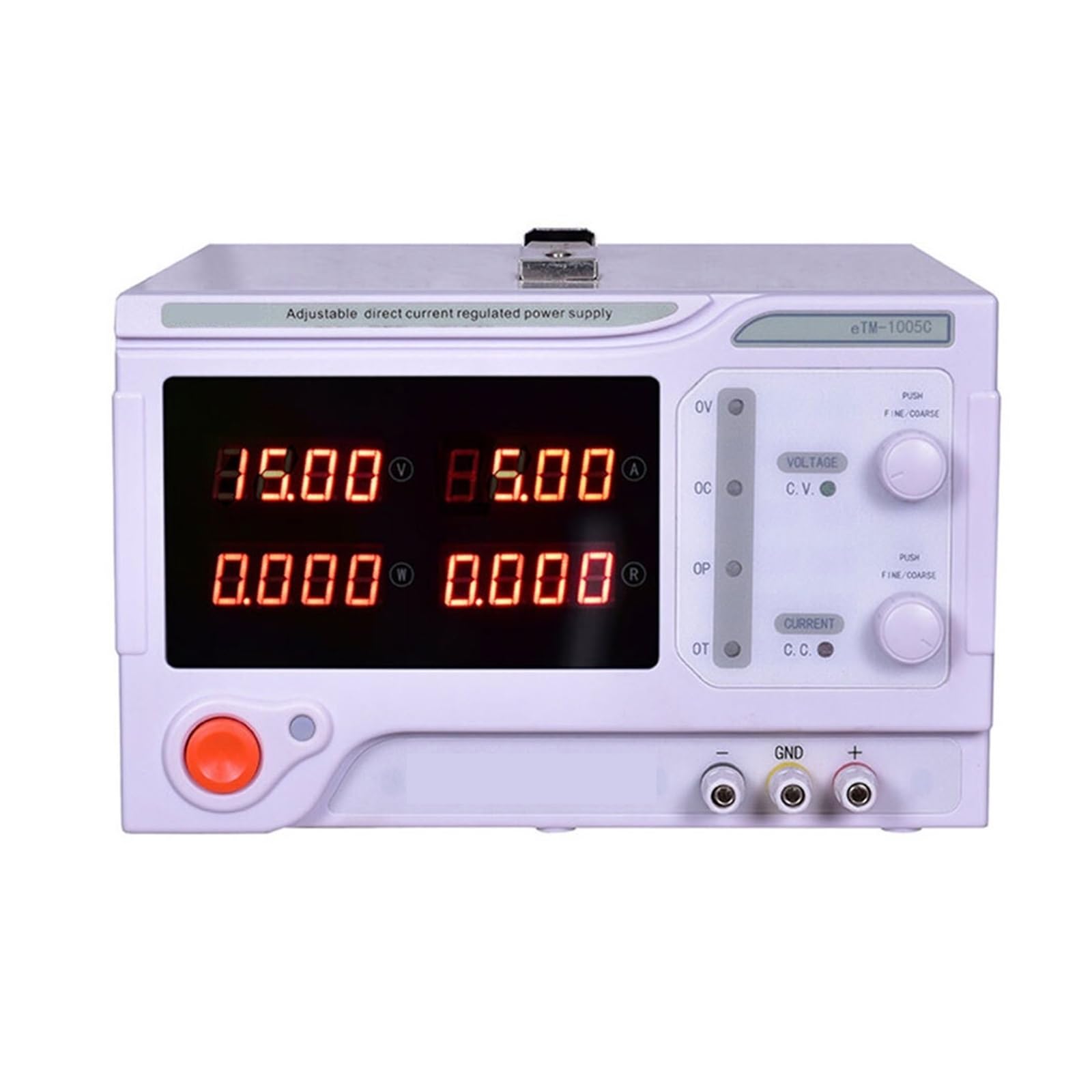 Fuente de alimentación variable, ETM-1005C/1560C/2050C/3020C/3030C/3050C/3060C/3080C 0~100V Fuente De Alimentación CC Conmutada Doble Perilla(ETM-2050C(20V 50A))