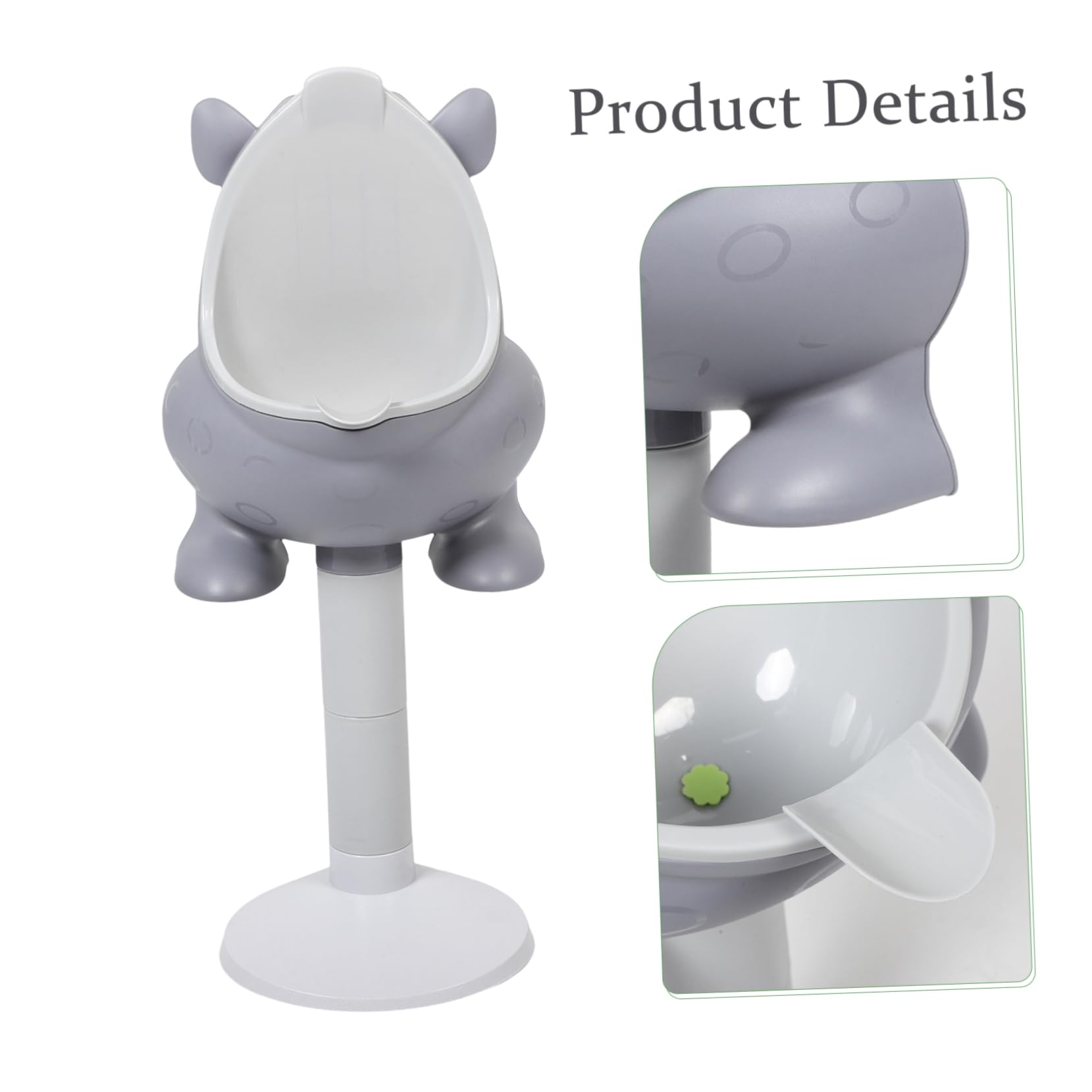 Orinal Infantil de Pie Ajustable para Niño Niña, Diseño Rana