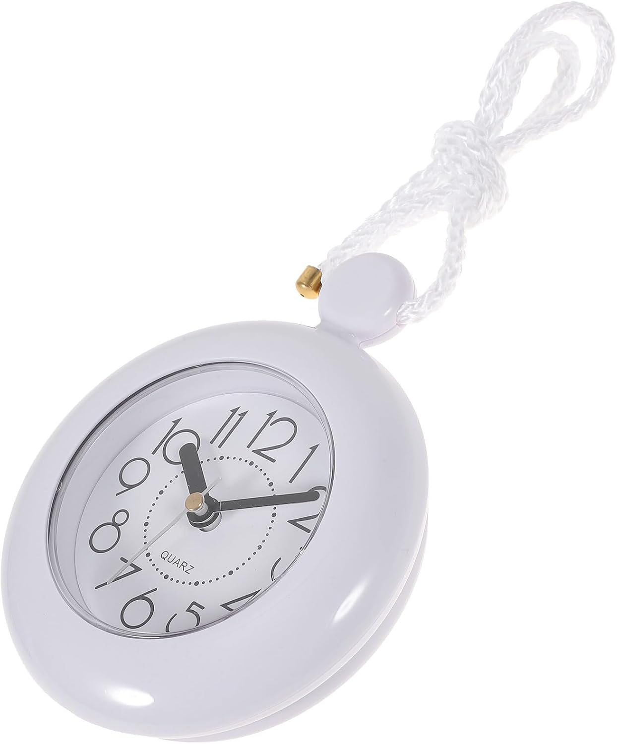 TIDTALEO Waterproof Bathroom Wall Clock Hanging Clock for Shower with Silent Movement, No Battery Included, Bathroom Wall Decor for Home and Shower Use
