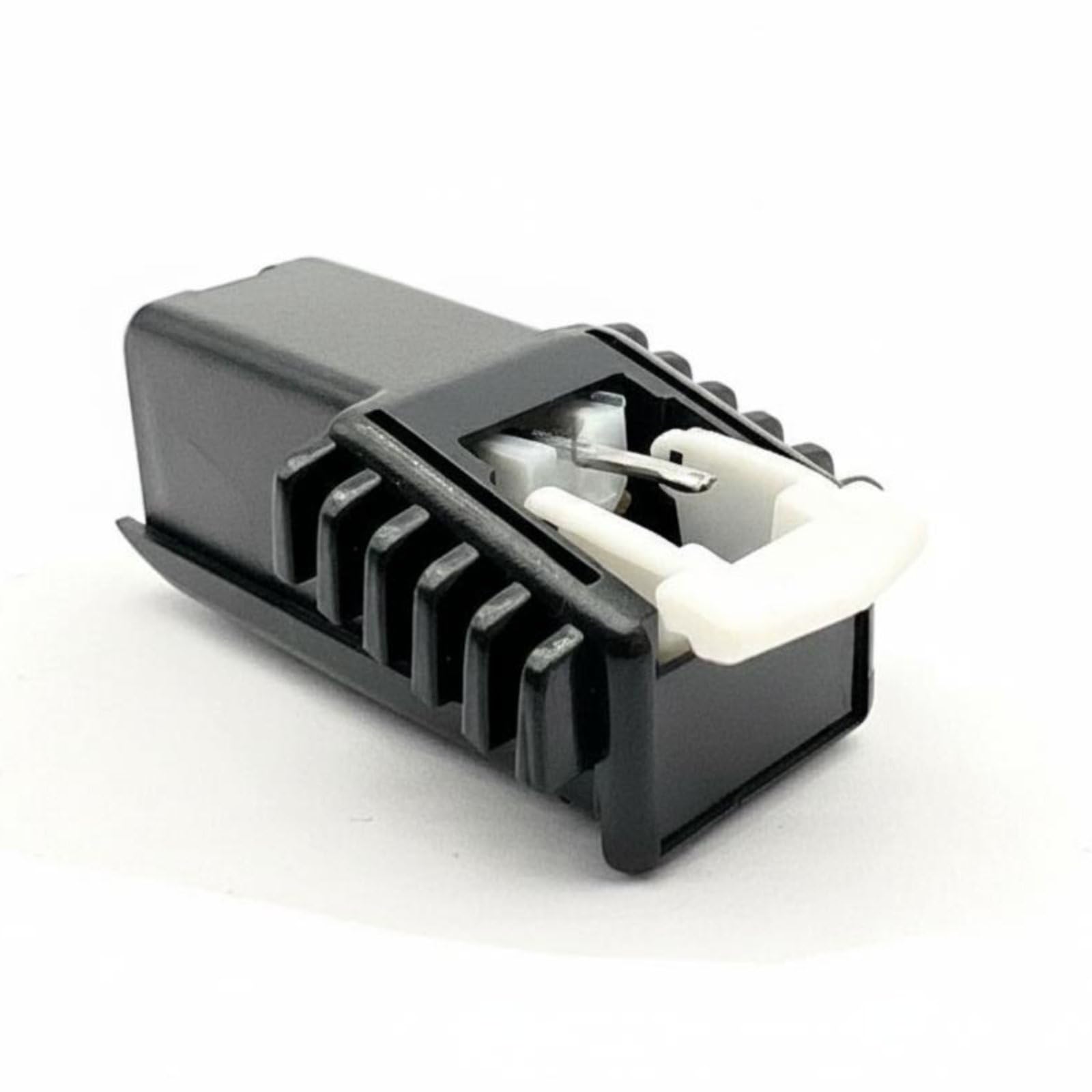 Aguja de Tocadiscos Aguja de Repuesto Cápsula Puntero Diamante Punta Diamante para Restituir Audio Claro en Vinilos Construcción Resistente en