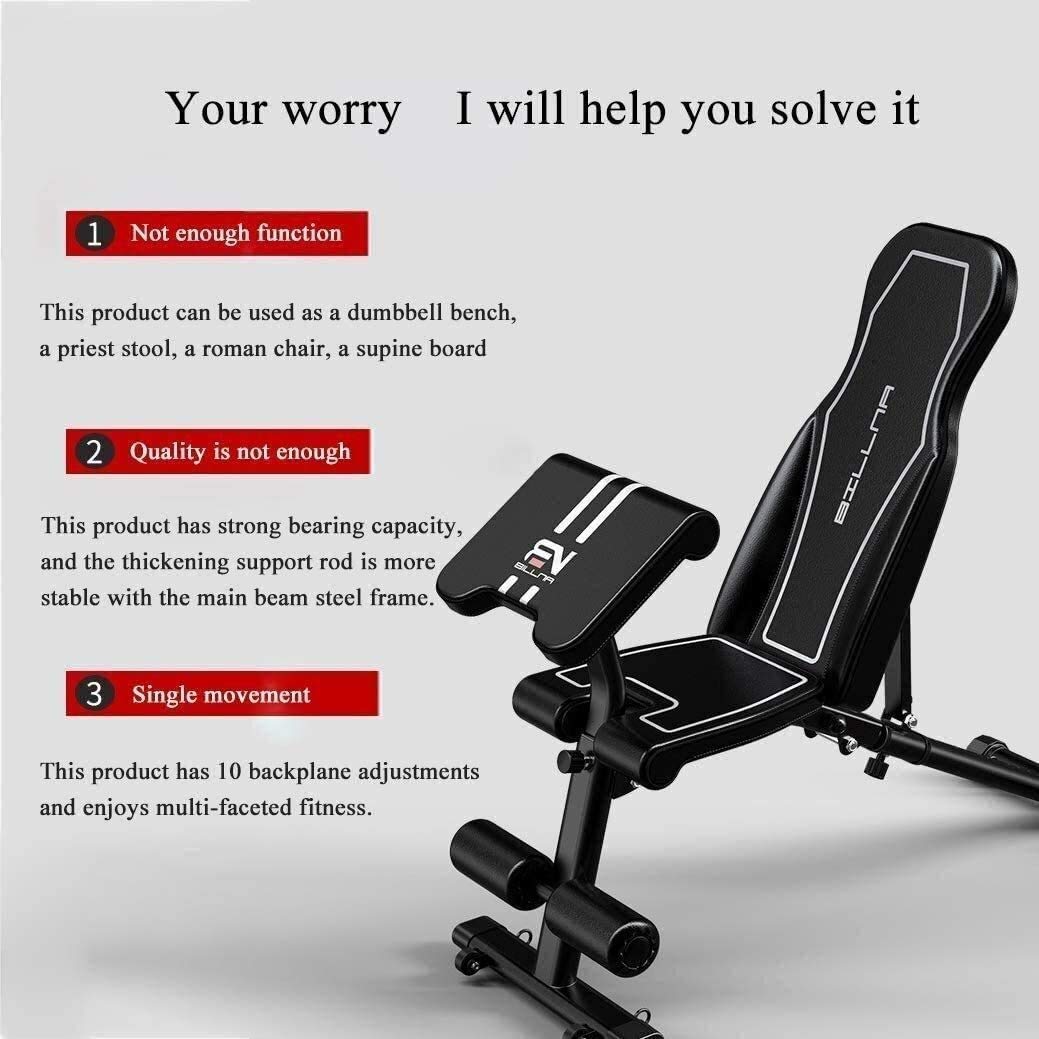 Ławka do ćwiczeń Ławka do ćwiczeń w domu Ławka do hantli Składana ławka do ćwiczeń z hantlami, ławka do ćwiczeń Regulowany trening Fitness Płaskie nachylenie Ławka wielofunkcyjna, podnoszenie Sit Up A